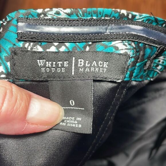 WHBM Teal Butterfly Bustier, Corset, 0 - Picture 6 of 7